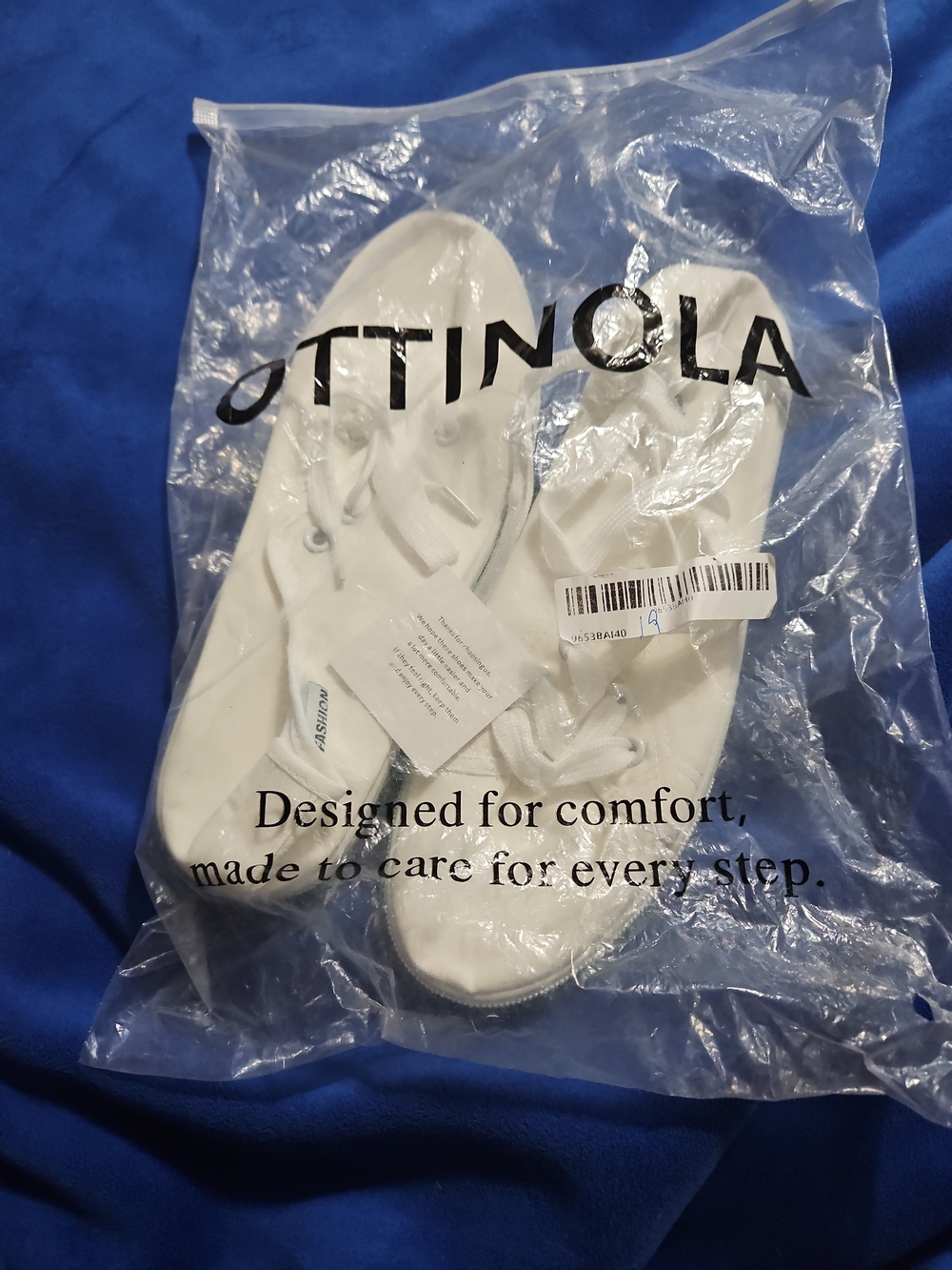 White Women’s Athletic Sneakers - Lightweight Lace-Up Comfort